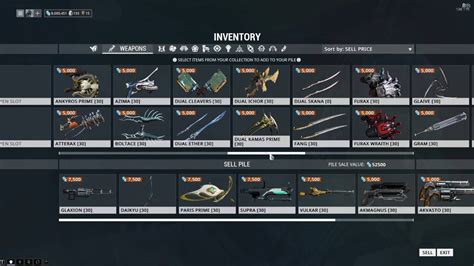 weapon slots warframe|Weapons .
